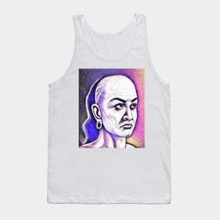 Chanakya Pink Portrait | Chanakya Artwork 7 Tank Top